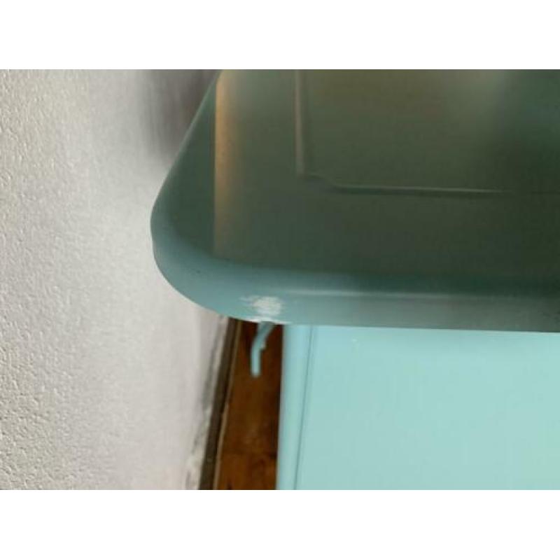 Nachtkastje Ikea vettre turquoise