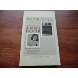 boek - Herinneringen aan Anne Frank - Miep Gies