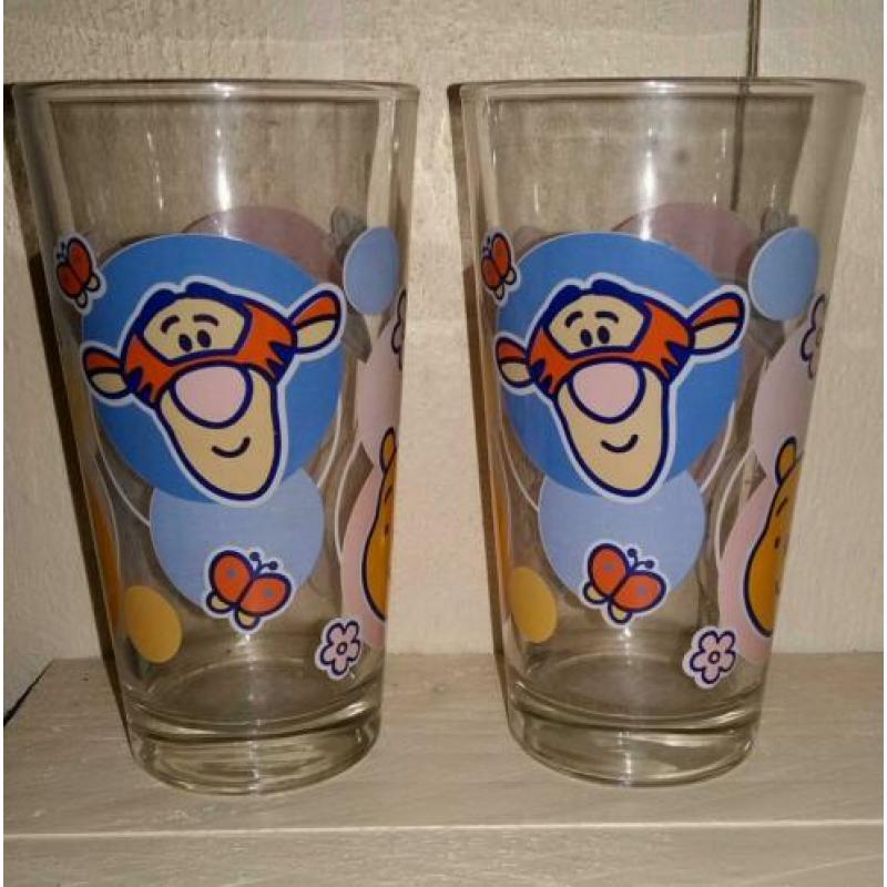 Disney grote longdrink glazen Winnie the Pooh & Vrienden