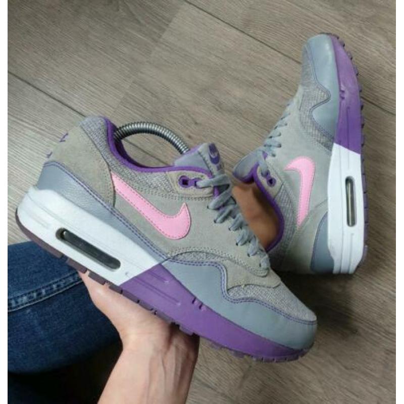 Nike Air Max 1 Magnet Grey/Light Magenta-Hyper Grape 38