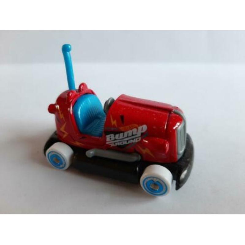 Bump Around Botsauto Kermis Hot Wheels model rood 3 inch