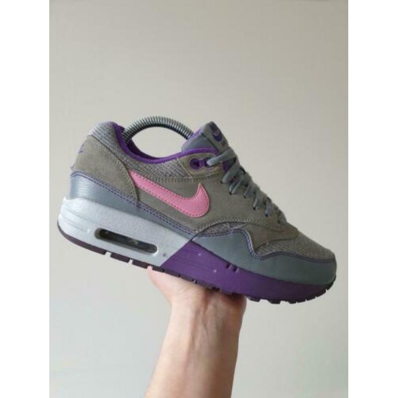 Nike Air Max 1 Magnet Grey/Light Magenta-Hyper Grape 38