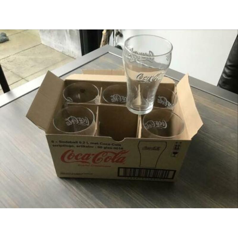 Coca Cola glazen 6 stuks