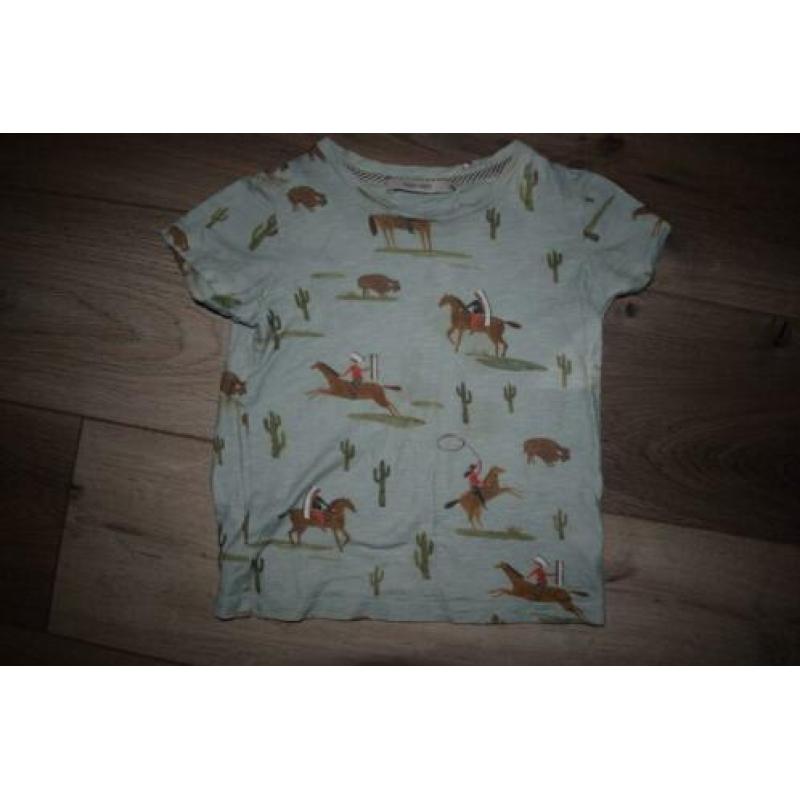 T-shirt, Sissy Boy, maat 110-116, cowboys en indianen