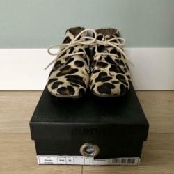 Maruti Gimlet cheeta beige bruine veterschoenen mt 33 nieuw