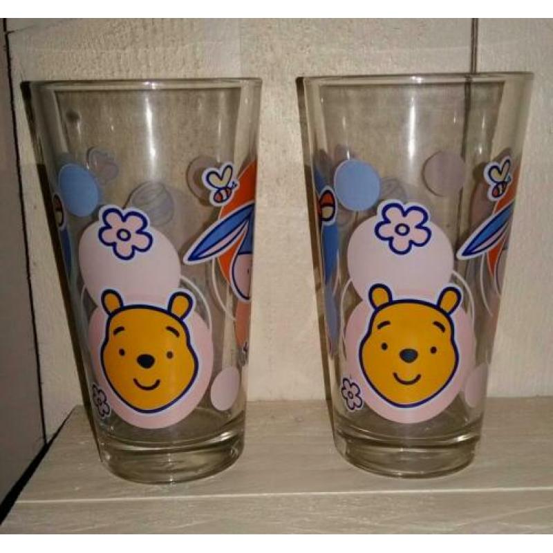 Disney grote longdrink glazen Winnie the Pooh & Vrienden