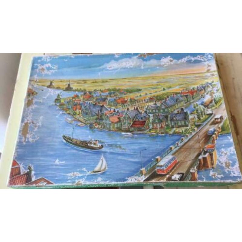 Vintage puzzel Zaanse schans 45x32cm 216stukjes