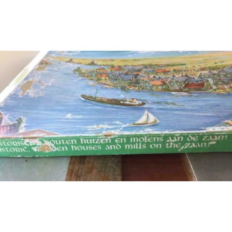 Vintage puzzel Zaanse schans 45x32cm 216stukjes