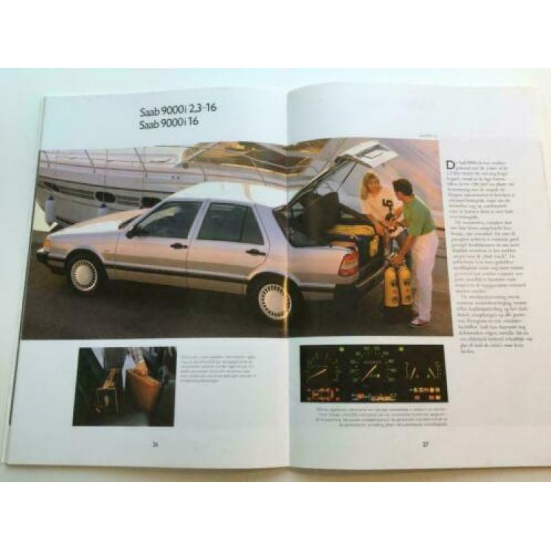 SAAB 9000 brochure - modeljaar 1990