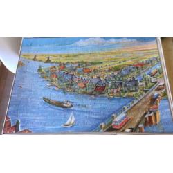 Vintage puzzel Zaanse schans 45x32cm 216stukjes