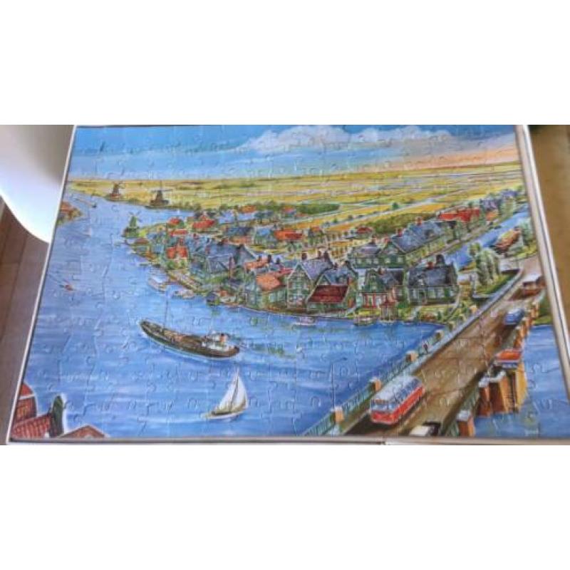 Vintage puzzel Zaanse schans 45x32cm 216stukjes