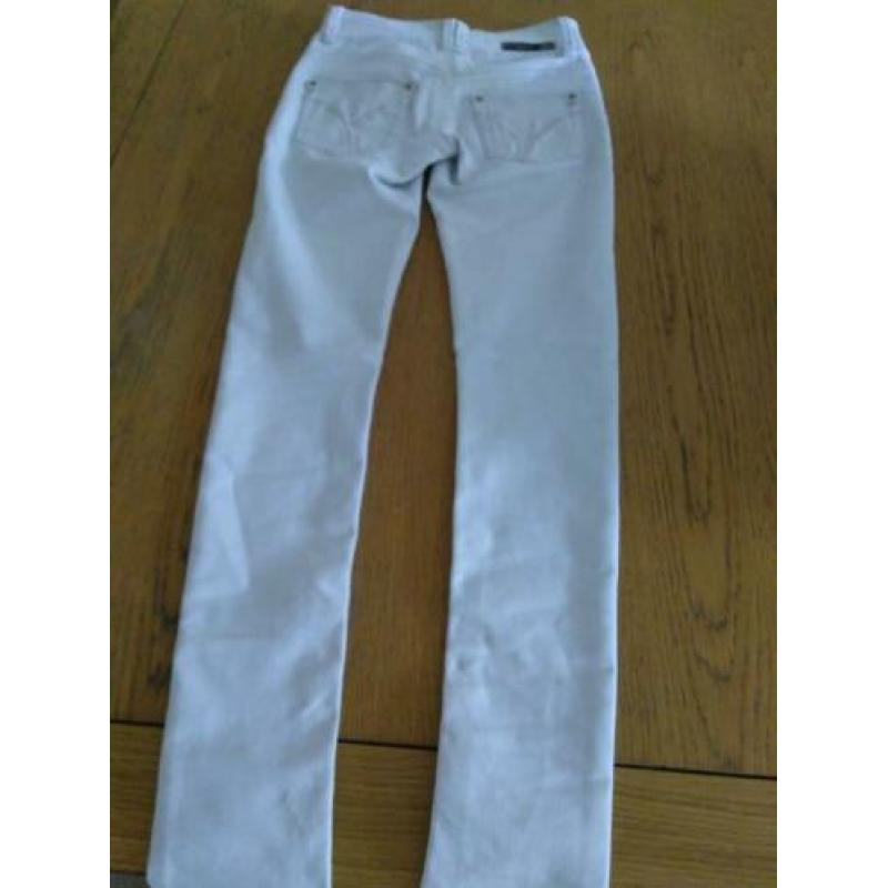 broek wit lang maat 152