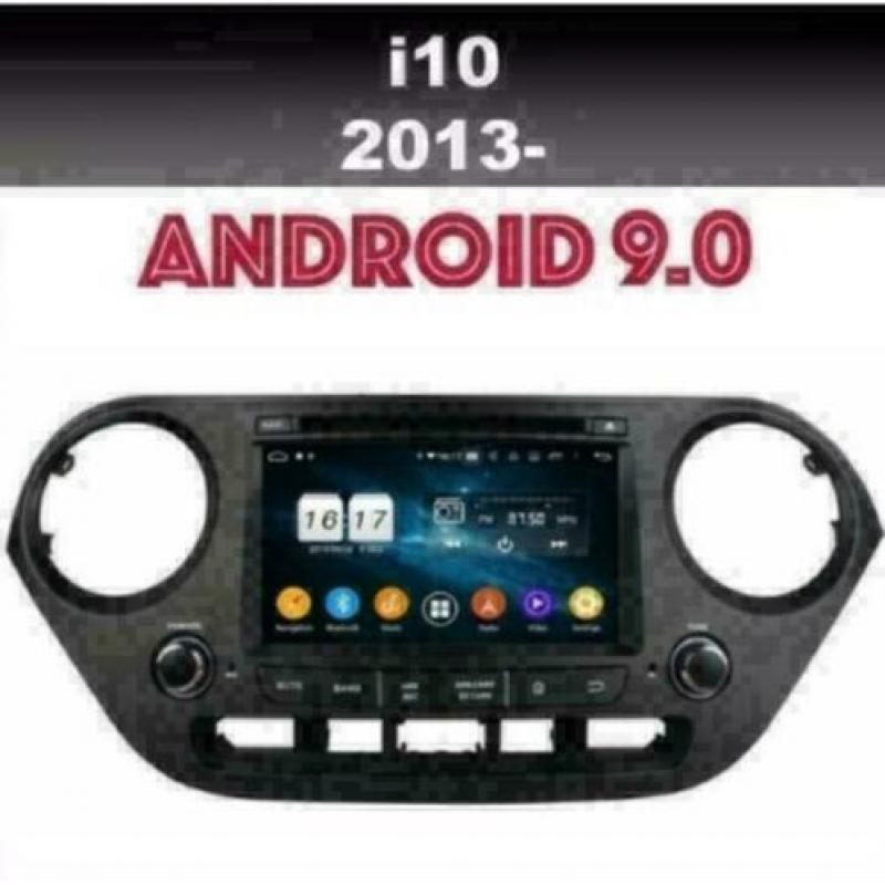 Hyundai i10 radio navigatie android 9.0 carkit dab+ wifi usb