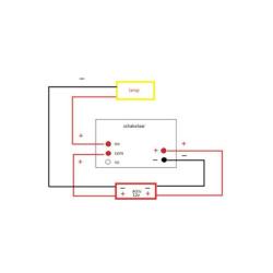 new 12V aan/uit draadloze schakelaar