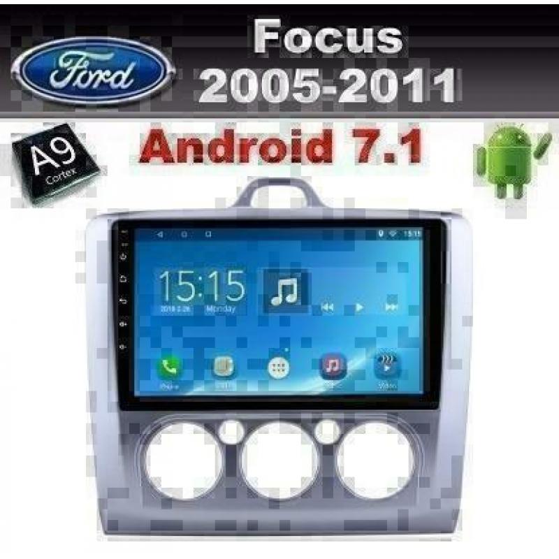 Ford Focus navigatie android 7.1 dab+ carkit 9inch wifi usb