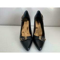 Zwart leren pumps GUESS maat 39 NIEUW