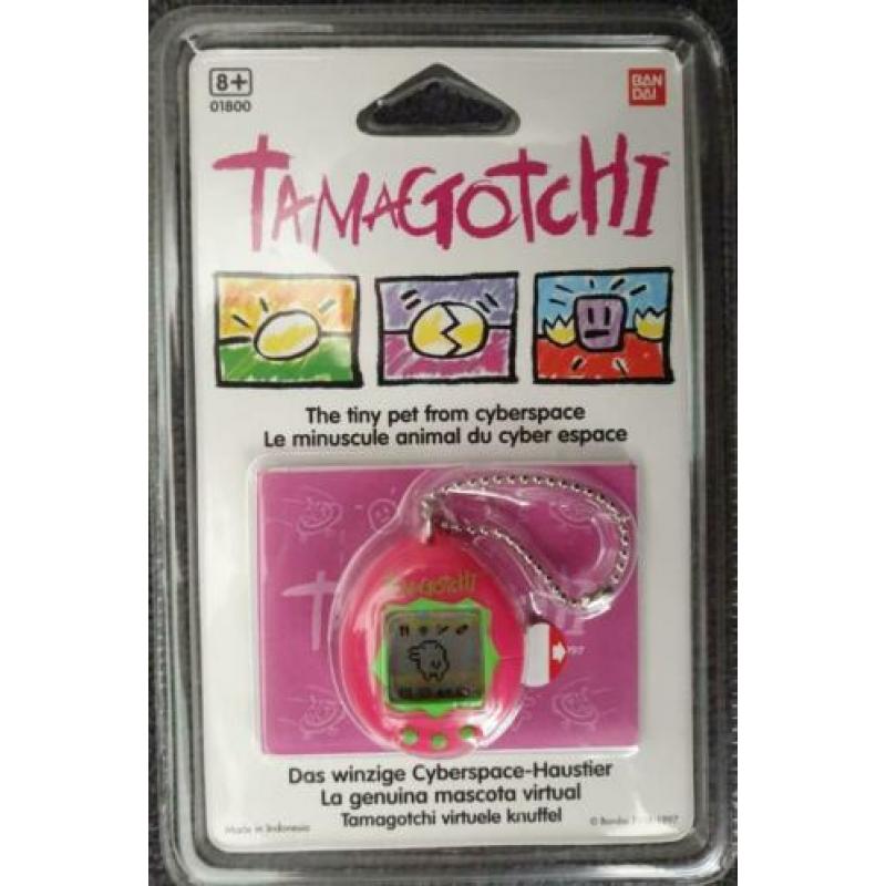 BANDAI Tamagotchi 1996-1997 English Version - Pink and Green