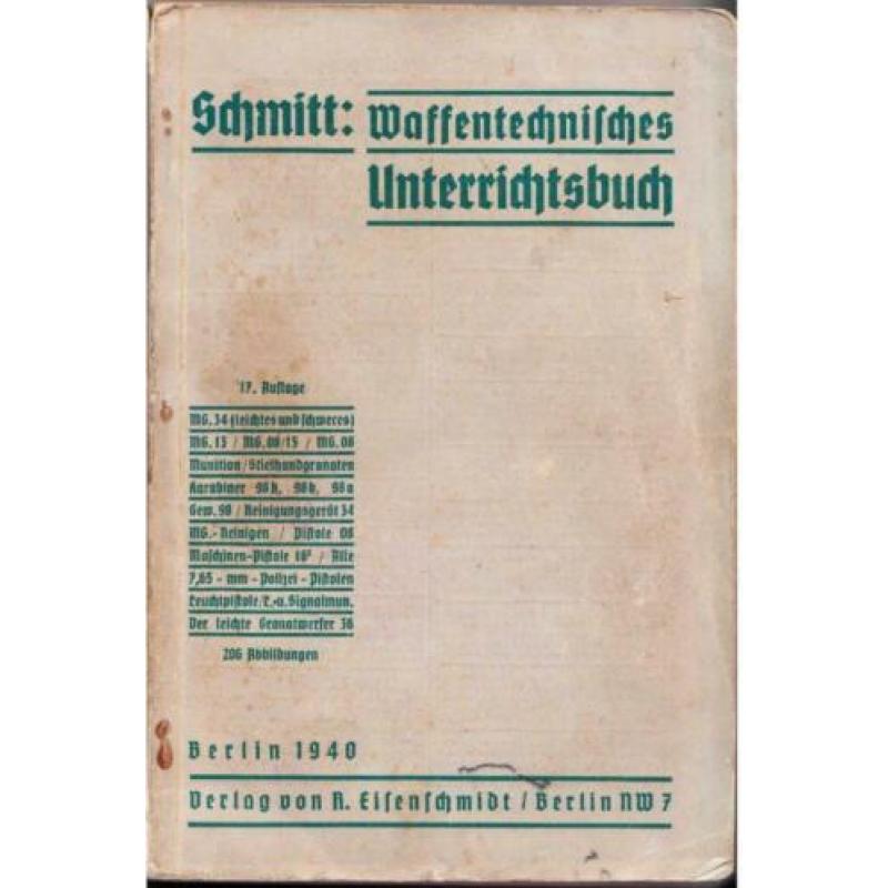 Zeldzaam Duits wapen instructieboek (1940)