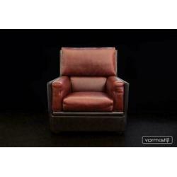 BAXTER fauteuils in Bull-Leather (stier)