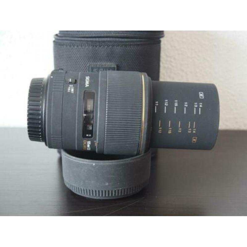 Sigma 105mm F2.8 DG EX MACRO voor Canon