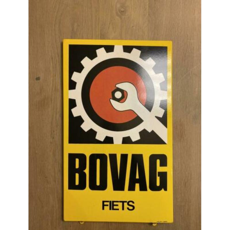 Bovag emaille bord Fiets