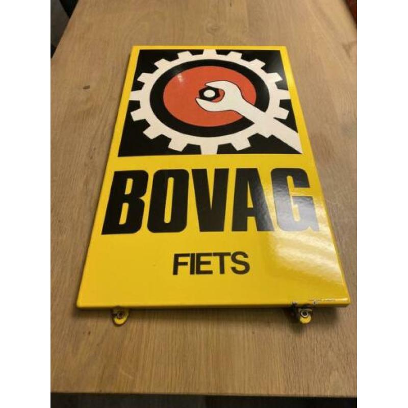 Bovag emaille bord Fiets