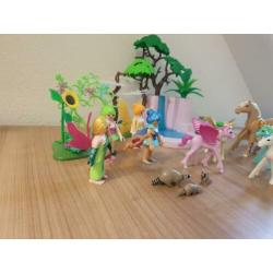 Playmobil elfen met pegazus familie