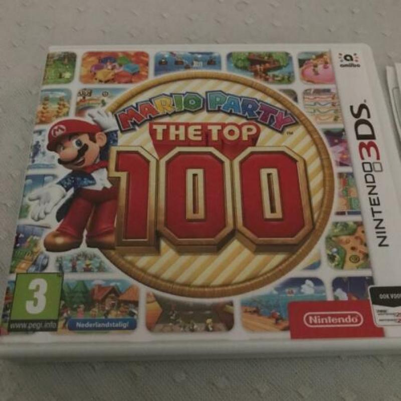 3DS Nintendo spel ‘Mario Party Top 100 *nieuw