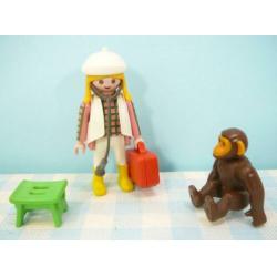 Playmobil 3892 Dierenarts arts dokter aap dierentuin figuur