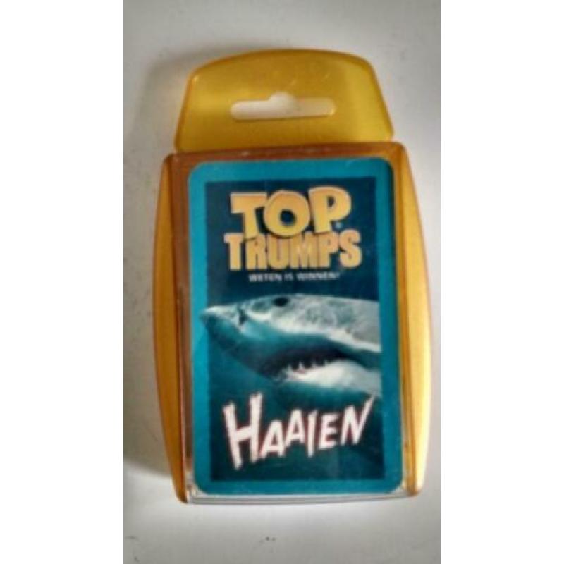 Te koop 4 setjs Top Trumps speelkaarten!