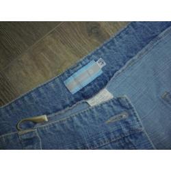 mooie lichtblauwe korte broek jeans short Dreamstar 48 zgan